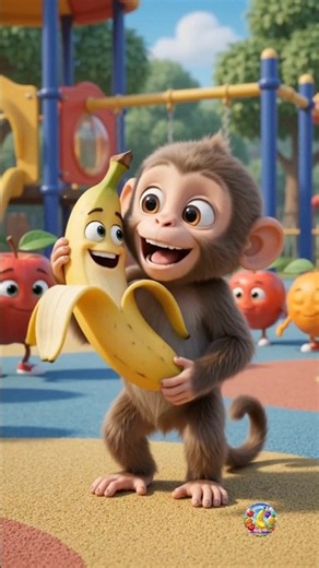 🍌 Banana Phone Song! 🐵📞 | Funny Fruit Dance Adventure 🌈 | Kids Nursery Rhymes