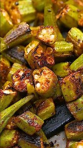 Garlic Roasted Okra – Better Than Fries!🧄