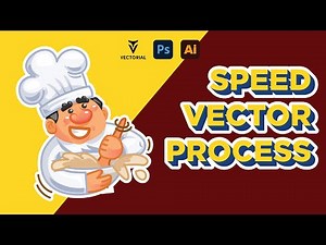 Sketch to Vector: Speed Art in Illustrator (Chef Character Design)