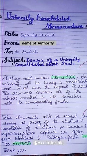 How to write a Memo |Memo format#memo#shorts