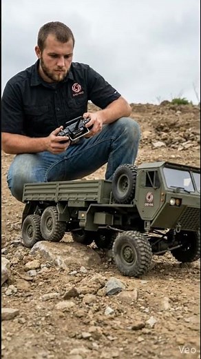 Mini RC Military Truck 8x8 Off Road Test | Extreme Rock Crawling Power