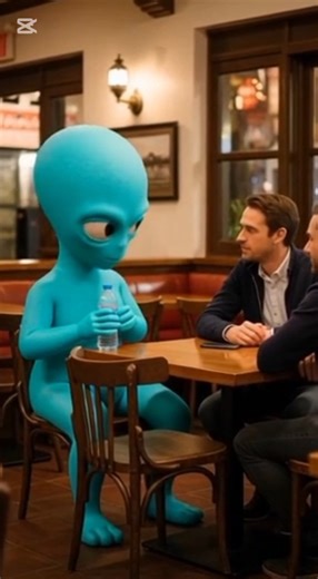 Alien did prank in restaurant 🤓😆😂 #shorts #funny #comedy #animation