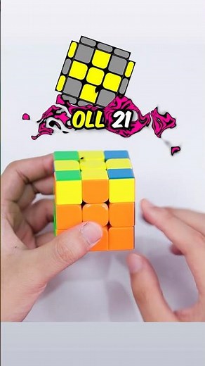 EASY OLL 21 FINGERTRICK TUTORIAL #rubikscube #speedcubing #speedsolving #cfop #gancube