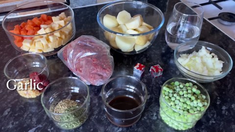 Easy savoury mince beef made in the slow cooker