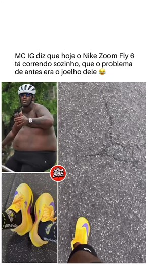 Agora ta correndo sozinho 😂 #mcig #nike
