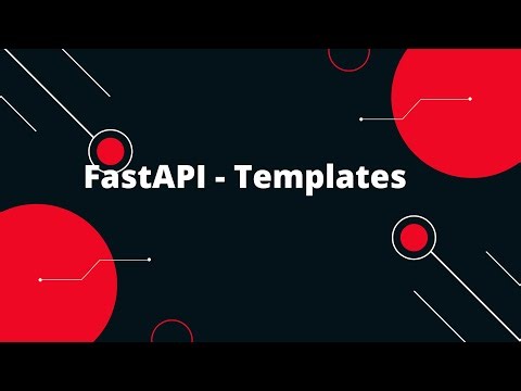 Python FastAPI Tutorial #11 FastAPI - Templates