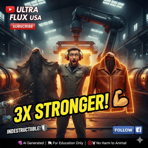 Inside America’s Largest Buffalo Tannery: Processing the World's Toughest Leather 🏭✨ ​ Transforming 5,000kg Heavy Buffalo Hides into $2,000 Luxury Gear! 🚀🦬 ​Welcome to Ultra Flux USA ⚙️ See how fascinating products are made, from massive factories to high-tech production lines 🌍 ​Ever wondered why Buffalo leather lasts for generations? 🦬💪 Today, we’re heading deep inside a High-Tech Heavy-Duty Tannery to witness the brutal yet beautiful transformation of raw buffalo hide! Watch as massive 