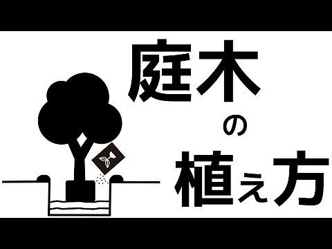 庭木・果樹苗の植え方【植え付けの極意】