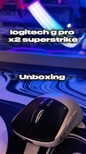 Unboxing logitech g pro x2 superstrike 🤩🤩 #logitech #new #unboxing #viral #asmr