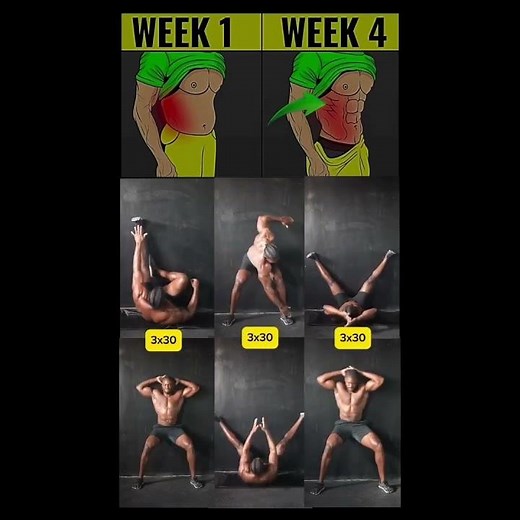 TRANSFORMATION ABDO EN 4 SEMAINES 💪 | Routine explosive à faire chez toi !