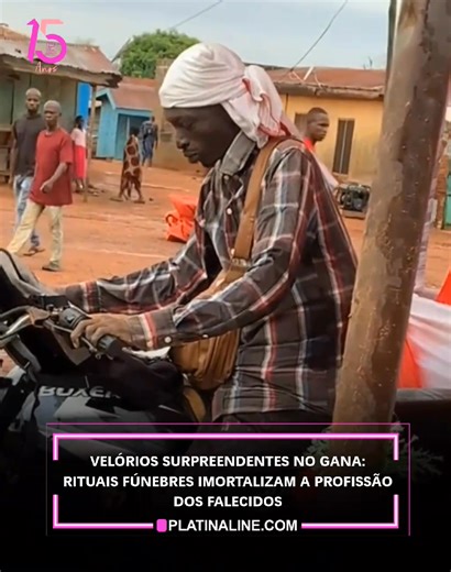 Velórios surpreendentes no Gana: rituais fúnebres imortalizam a profissão dos falecidos Em muitas culturas, os funerais são momentos de luto e recolhimento. No Gana, porém, a despedida final transcende o luto convencional, transformando-se numa celebração vibrante da vida e da identidade do falecido. Neste país da África Ocidental, os funerais são marcados por rituais únicos que refletem a profissão e a paixão do indivíduo, eternizando a sua memória de forma singular. Entre o povo Ga, em particu
