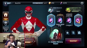 7.5K views · 240 reactions | Austin Creed (Xavier Woods) dives into the newest mobile game from the Power Rangers franchise, Legacy Wars — a real-time team battler! Can you team up the Rangers from past & present with the evil forces to beat the opponents? | Up Up Down Down | Facebook
