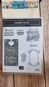 2K views · 28 reactions | Paper Tags is just awesome for this triple pocket card! #stampinupcanada #thepamperedstamper | The Pampered Stamper | Facebook