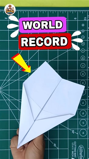 How To Make World Record Paper Jet Plane #craft #shorts