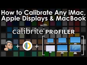 How to Calibrate any Apple Displays, iMac, Mac Laptop with Calibrite Profilier!