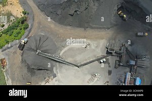 Production of asphalt concrete factory asphaltic concrete construction of a plant Stock Video Footage - Alamy
