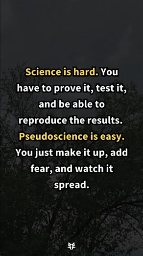 Science is hard. Pseudoscience is easy. | Give A Shift About Nature