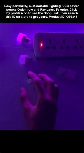 This is a small, portable, battery-powered LED light lamp.