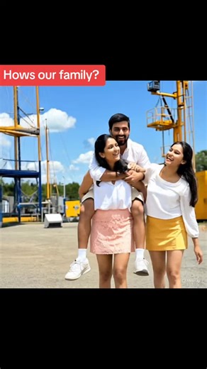 Piggyback Fun with Family on TikTok