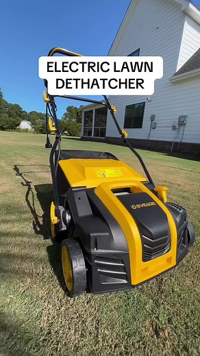 This is a must have tool for the Fall! #dethatcher #lawncare #dethatching