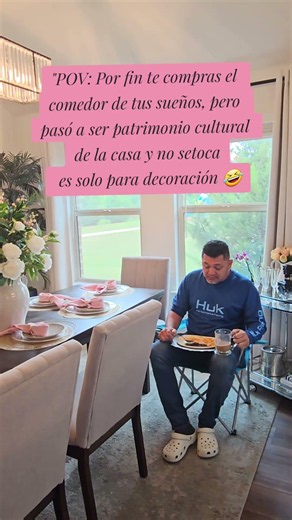 Cuando te compras el comedor de tu sueño y ahora no puedes comer en el por que no te dejan 🤣 #comedo