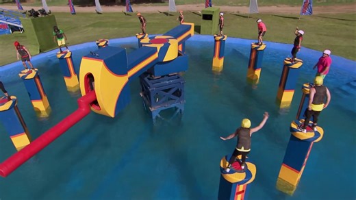 Love is messy, and so is this course, as exes and couples face mud, mayhem, and massive wipeouts. - | Wipeout