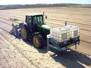 Soil fumigation with an Imants Rotary Spader