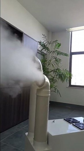Ultrasonic humidifier for mushroom growing room