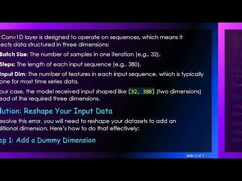 How to Resolve ValueError: Expected min_ndim=3, found ndim=2 in Keras and TensorFlow