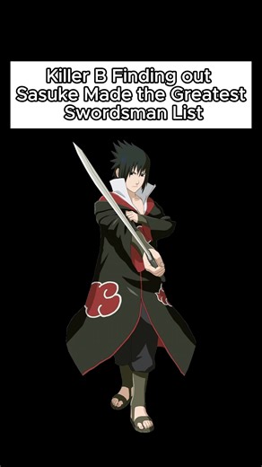 Killer Bee finding out Sasuke made the greatest swordsman list… 🤨⚔️ Nah, we gotta talk. Does Sasuke really belong on that list? 👉🏾 Agree or disagree—comment below 📤 Share this with a Naruto fan #K#KillerBeeS#SasukeUchihaN#NarutoA#AnimeDebateAnimeTikTok