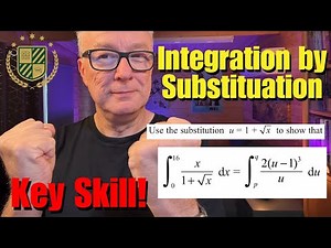Tricky Integration by Substitution (Q12 A-Level A2 P2 Edexcel 2021)