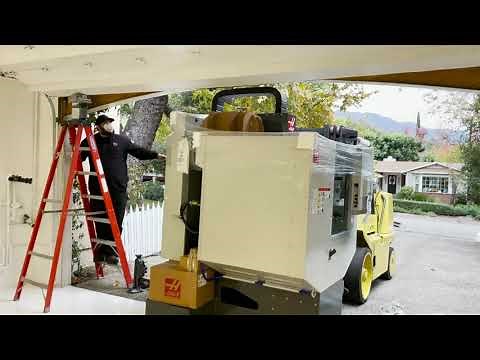 So I got a HAAS Mini Mill + New Garage with white epoxy floors!