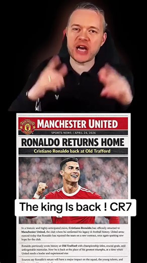 CR7: The King Is Back at Manchester United!