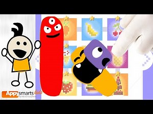 Simple Math Puzzles for Kids: Funny Food with Dragonbox Numbers gameplay by Appysmarts Kids