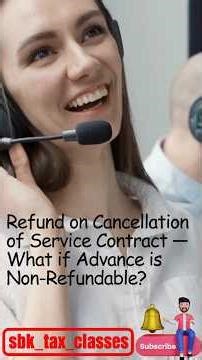 GST Refund on Cancellation — What if Advance is Non-Refundable?
