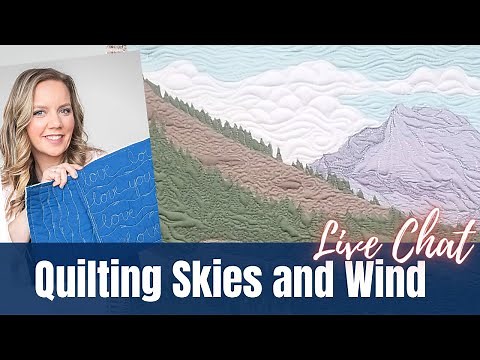 Machine Quilting Design Library: Wind and Sky - Live Chat with Angela Walters