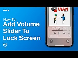 How To Add a Volume Slider to Lock Screen on iPhone | Easy Guide