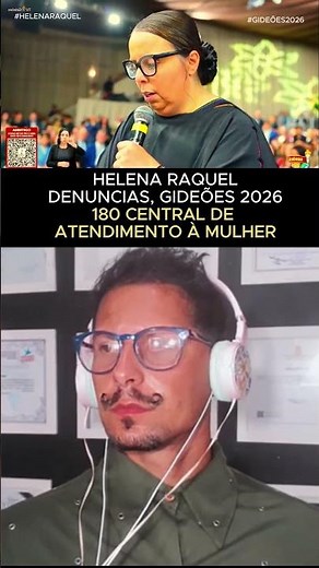 180 ATENDIMENTO À MULHER #HELENARAQUEL #180 #mulher #gideoes #gideoes2026 #denuncia #profecia #viral