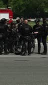 Members of the National Guard and members of U.S. Secret Service...