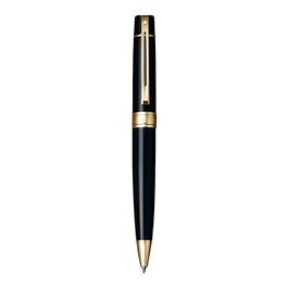 Sheaffer 300 Ballpoint Pen, Glossy Black with Gold Tone Trims, Excellence in Writing Performance