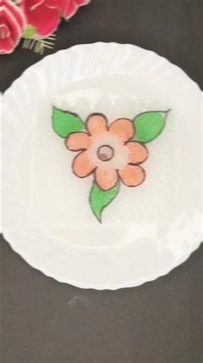 Easy flower drawing for kids 🤯 #shorts #ytshorts #craft #art #easycraftswithsabbo