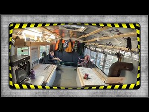 Buck Bus Ep. 3: A Maine Hunting Camp on Wheels #deerhunting #skoolie #dieselheater #deercamp