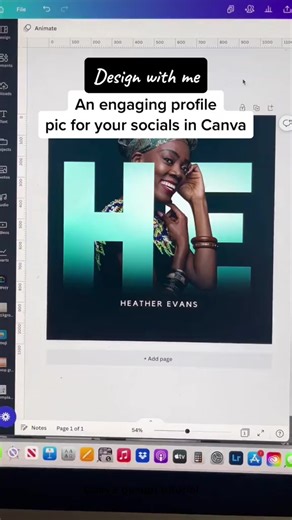 41K views · 1K reactions | Design with me an engaging profile pic for your socials in Canva credits: designerinyourpocket #designwithcanva #withcanvayoucan #designerinyourpocket #canvatipsandhacks #canvadesigntutorial #tutorialcanva #canvadesigntips #contentcreationtips | Neo Social Media Management Services | Facebook