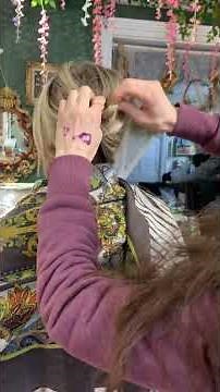 Royal ginkgo French hair pin tutorial