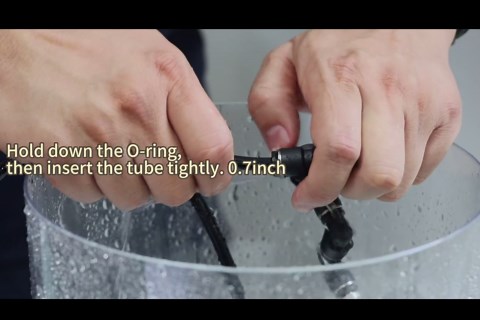 Reptile Mister With Inner Clock, Easy to Setup Misting Timer for Reptile Tanks, DIY Misting System for Amphibians, and Rainforest Plants