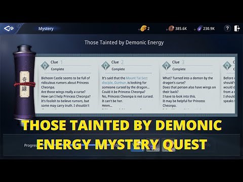 MIR4 - Myriad Needle: Those Tainted by the Demonic Energy Mystery Quest - Clue 5-6