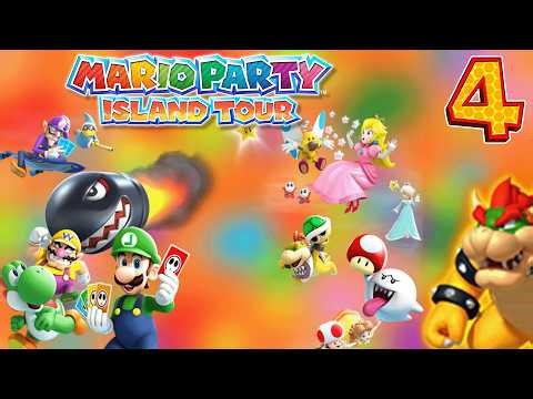 Mario Party: Island Tour (Nintendo 3DS) - Episode 4 - Rocket Road (Party Mode)