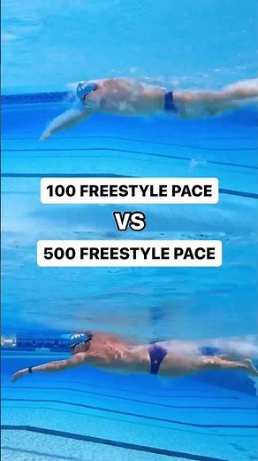 Spot the Difference: 100 Freestyle vs 500 Freestyle Pace