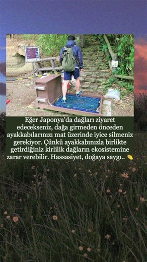 Japonya’da Dağa Girmeden Önce Ayakkabılarınızı Temizlemeniz Gerekiyor