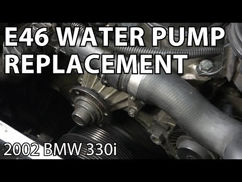 BMW E46 Water Pump Replacement DIY